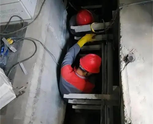 皂市镇电缆沟堵漏